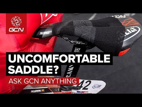 Uncomfortable Saddles, Repairing Cycling Kit & Uphill Power Calculations | Ask GCN Anything