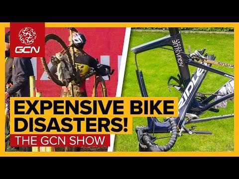 The Most Expensive Bike Disasters! | GCN Show Ep. 518