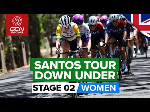 Lumpy Terrain Provides Challenge For Sprinters! | Tour Down Under 2023 Highlights - Women's Stage 2